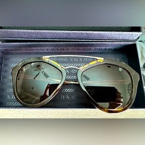 Prada Cinema Tortoiseshell/Brown Sunglasses